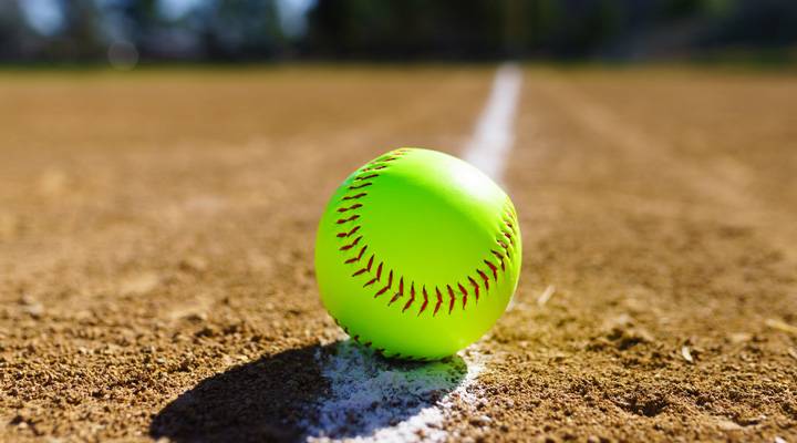 softball in the dirt