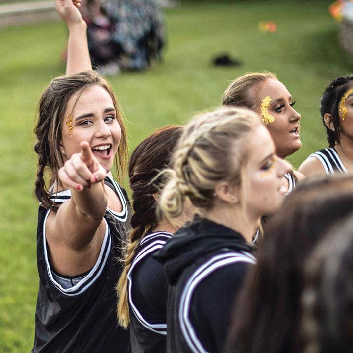 Students have fun on campus