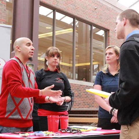 Photo from a WSC Career Fair event