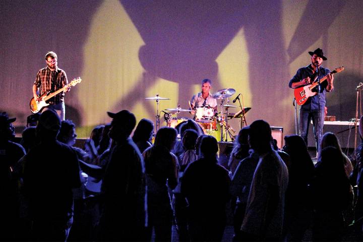 A country music band performs in concert at WSC