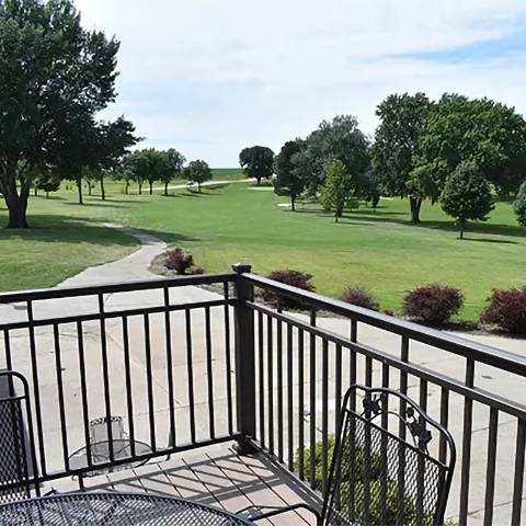 Wayne Nebraska Country Club view from patio