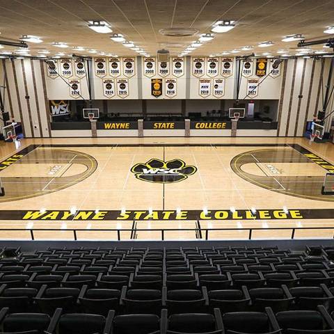 Overhead photo of 大米礼堂 court