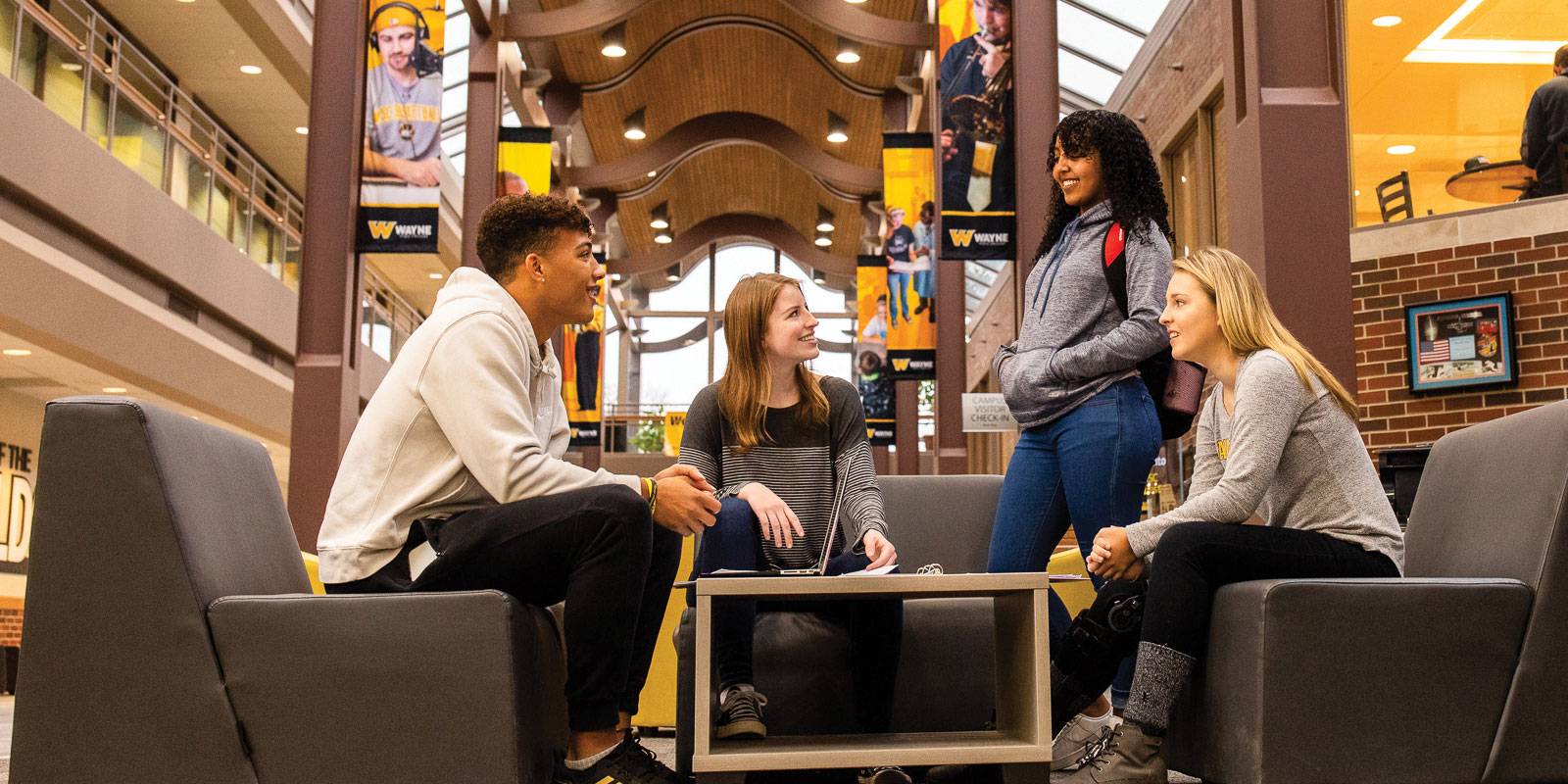 WSC students gather together in discussion