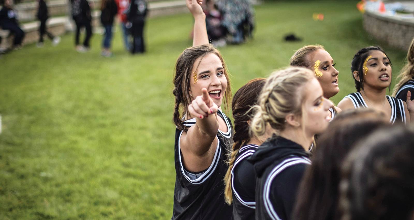 Sorority members participate in Greek Olympics
