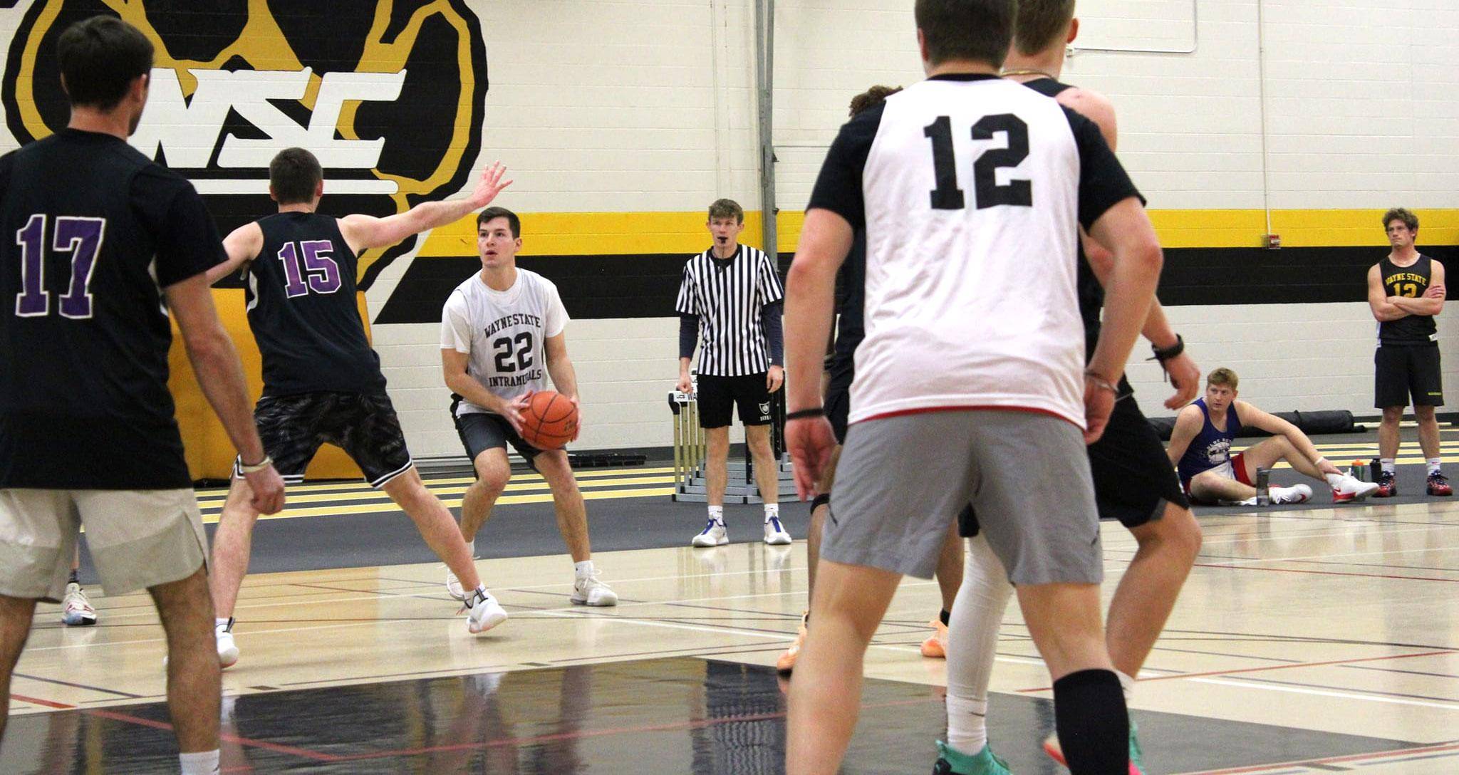 Intramural basketball at WSC
