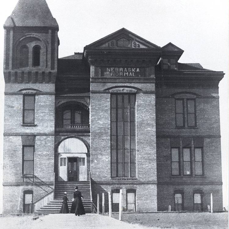 An historic photo of Nebraska Normal College
