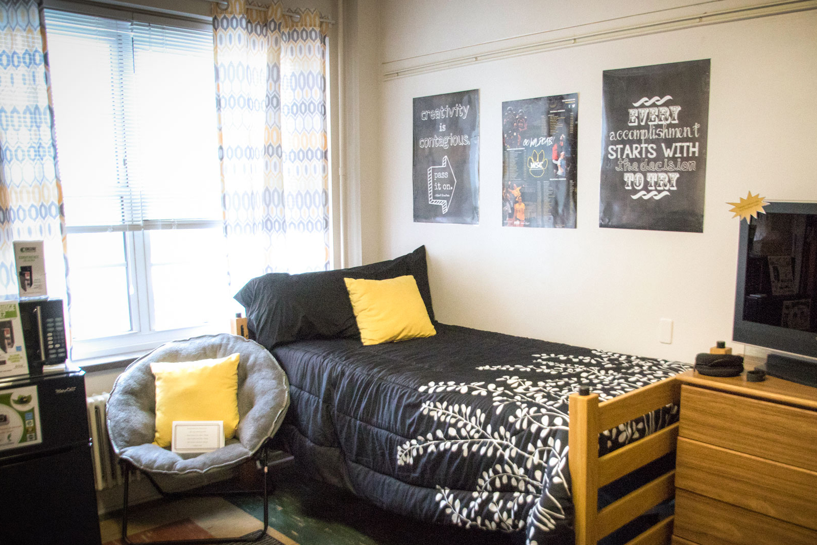 莫雷大厅内的一间宿舍