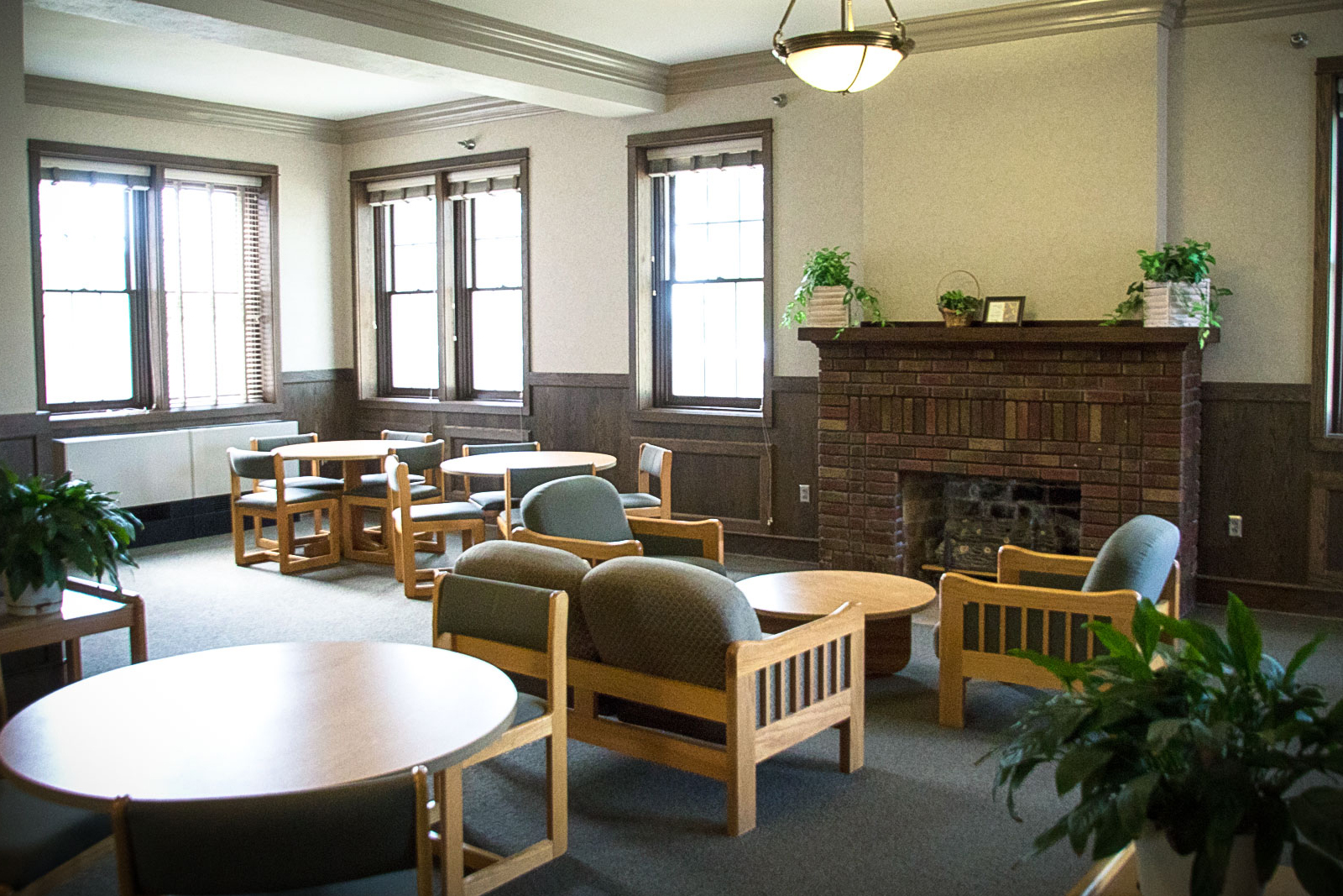 尼哈特大厅主楼的公共区域